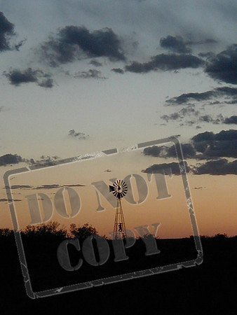 Windmill between Crane and Rankin, TX