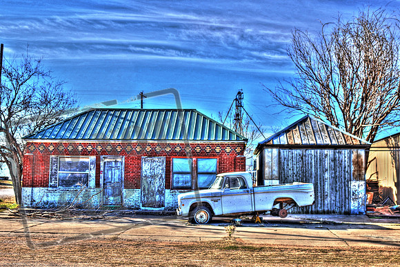 Megargel Station and Truck