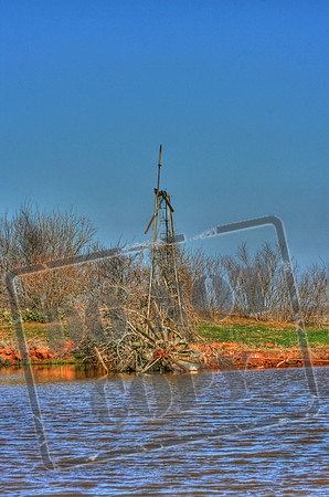 Pond Windmill near Wichita Falls, TX